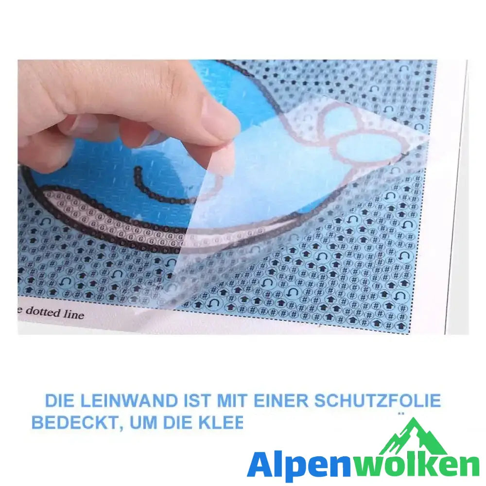 Alpenwolken - Kinder Diamantmalerei | abschiedsgeschenk Kindertagesstätte