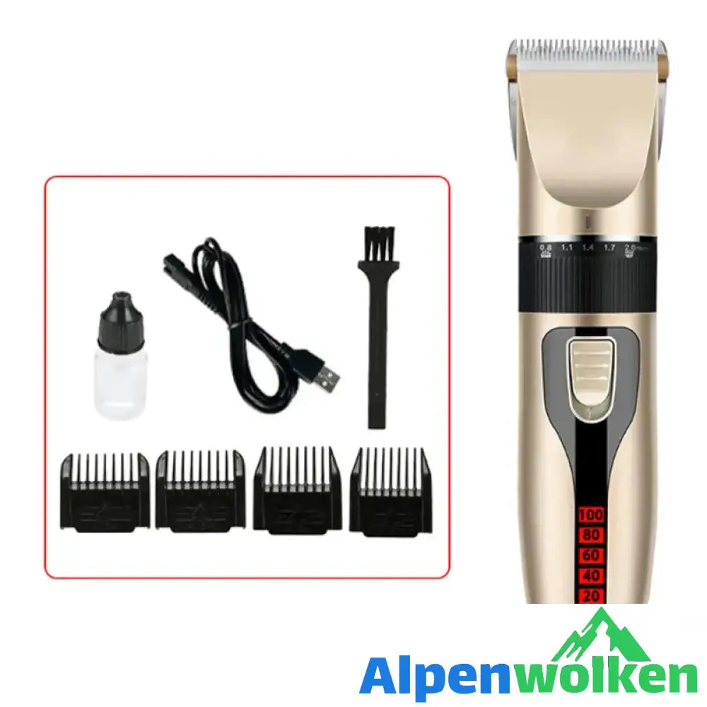 Alpenwolken - Kit de tondeuse professionnelle pour animaux de compagnie