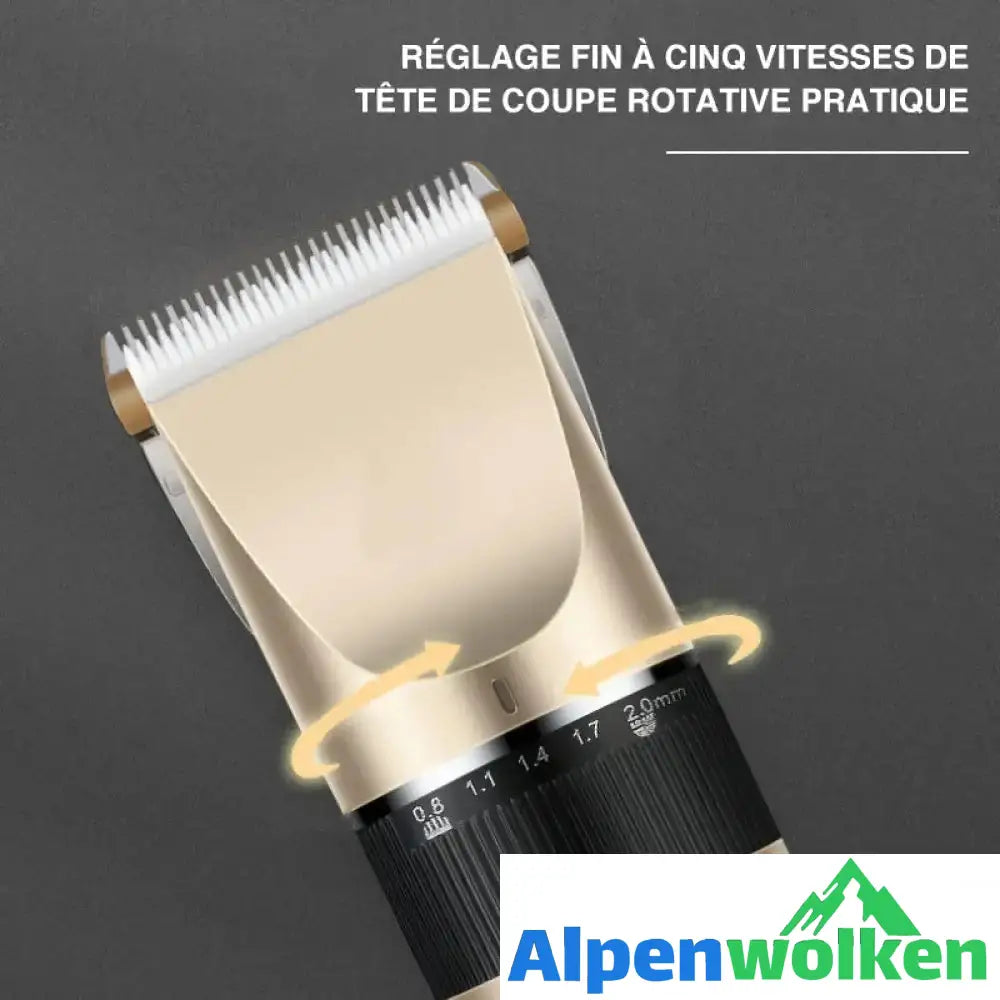 Alpenwolken - Kit de tondeuse professionnelle pour animaux de compagnie