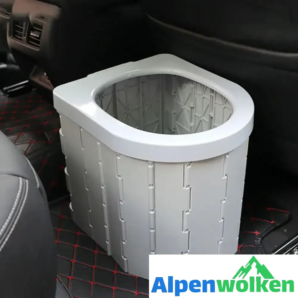 Alpenwolken - Klappbare Toilette im Auto