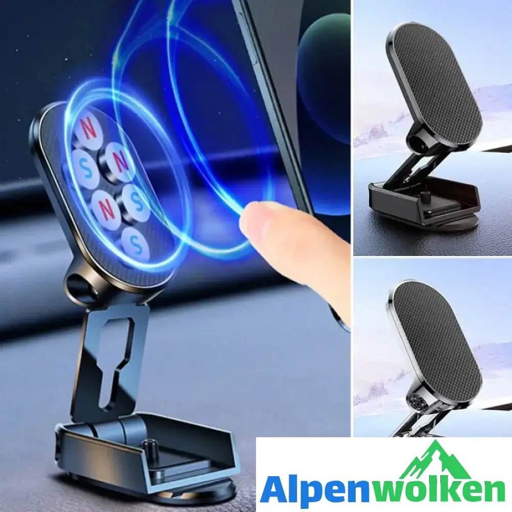 Alpenwolken - Klappbarer Autotelefonhalter aus Metall