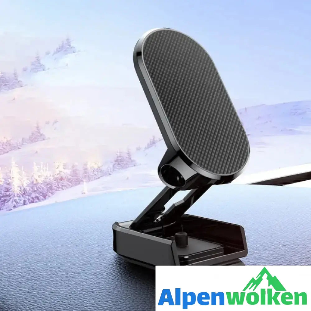 Alpenwolken - Klappbarer Autotelefonhalter aus Metall Schwarz