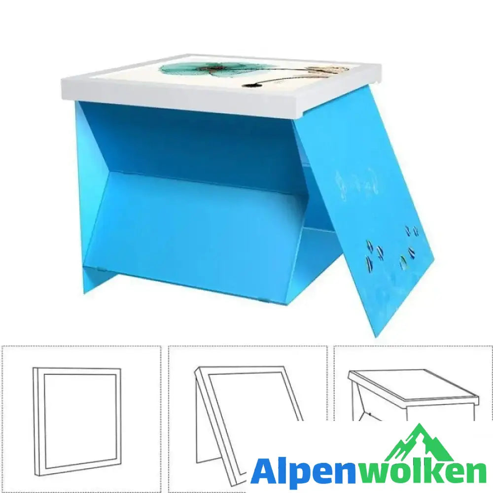 Alpenwolken - Klappbarer Badezimmerschrank