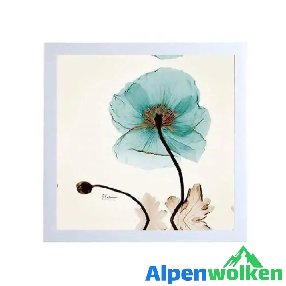 Alpenwolken - Klappbarer Badezimmerschrank Lotusblume