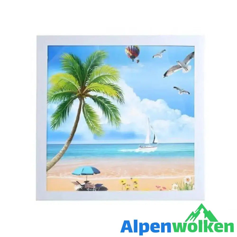 Alpenwolken - Klappbarer Badezimmerschrank Segeln