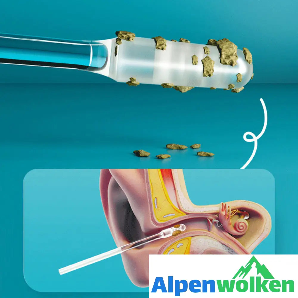 Alpenwolken - Klebender Silikon-Ohrlöffel