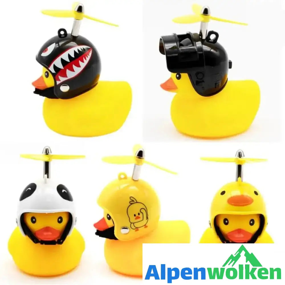 Alpenwolken - Kleine gelbe Enten Fahrradglocke