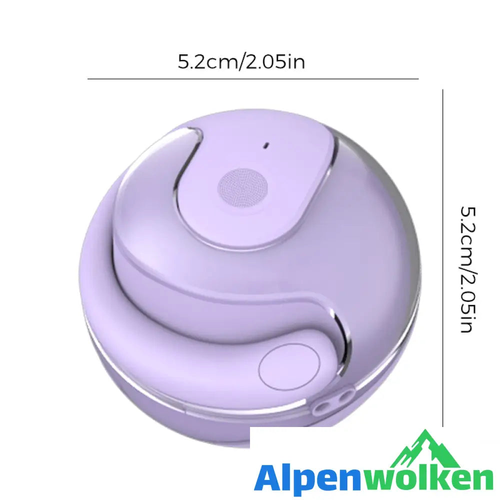 Alpenwolken - Kleine kokosnusskugelförmige Bluetooth-Kopfhörer