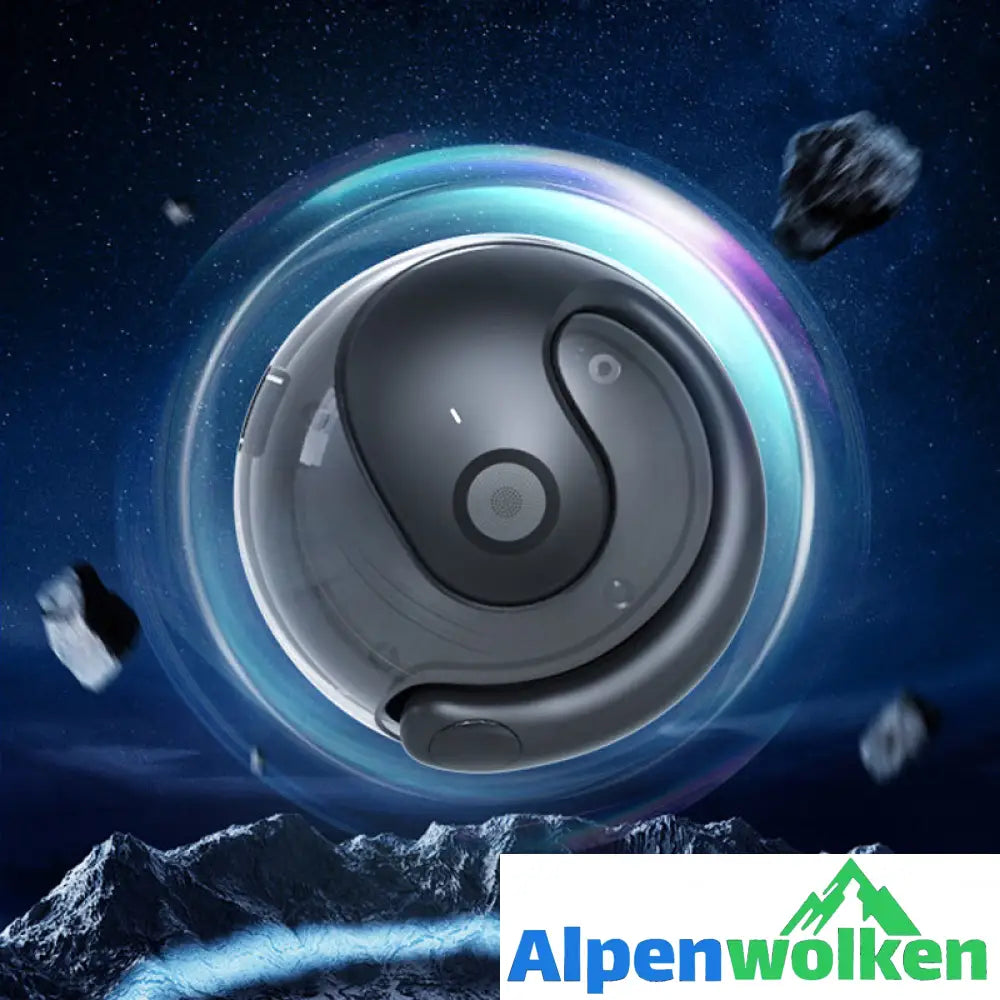 Alpenwolken - Kleine kokosnusskugelförmige Bluetooth-Kopfhörer