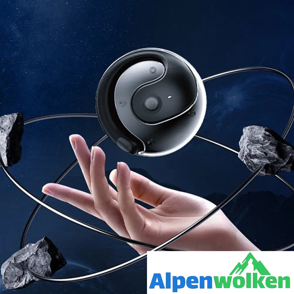 Alpenwolken - Kleine kokosnusskugelförmige Bluetooth-Kopfhörer