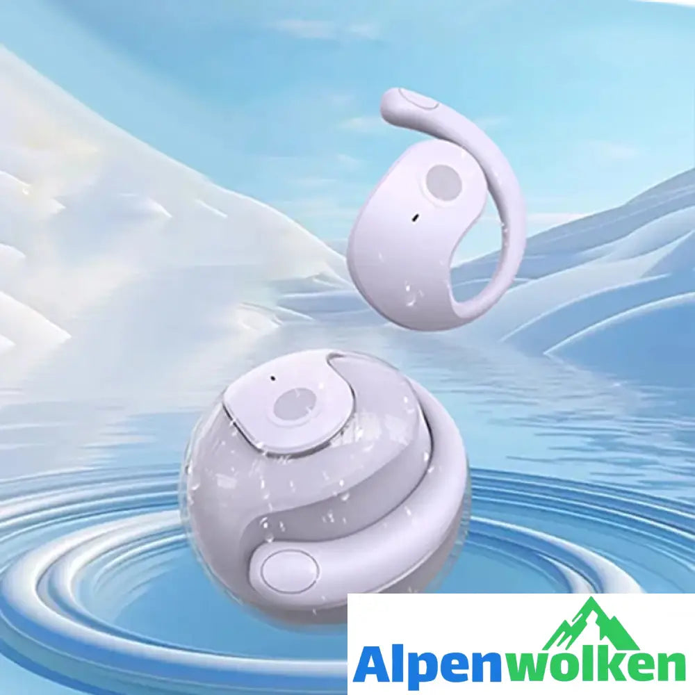 Alpenwolken - Kleine kokosnusskugelförmige Bluetooth-Kopfhörer