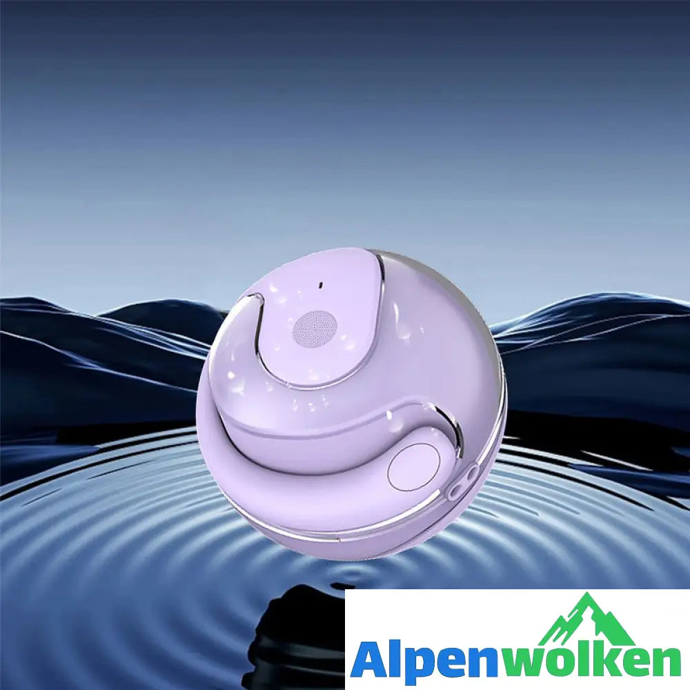 Alpenwolken - Kleine kokosnusskugelförmige Bluetooth-Kopfhörer