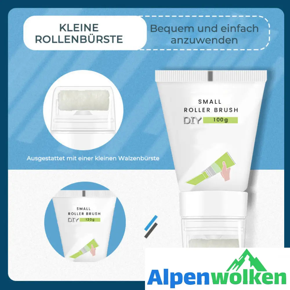 Alpenwolken - Kleine rollende Latexfarbe für die Wand