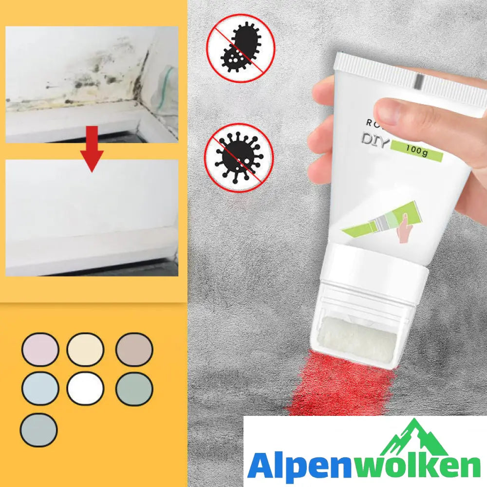 Alpenwolken - Kleine rollende Latexfarbe für die Wand