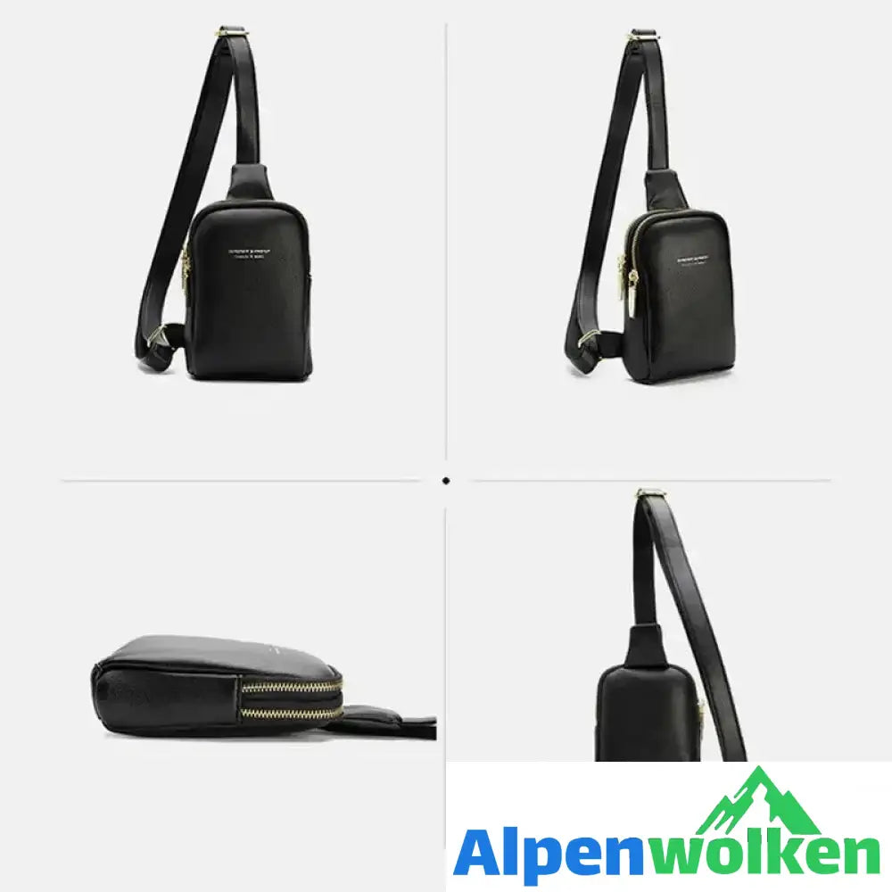 Alpenwolken - Kleine Umhängetasche Brusttasche für Damen