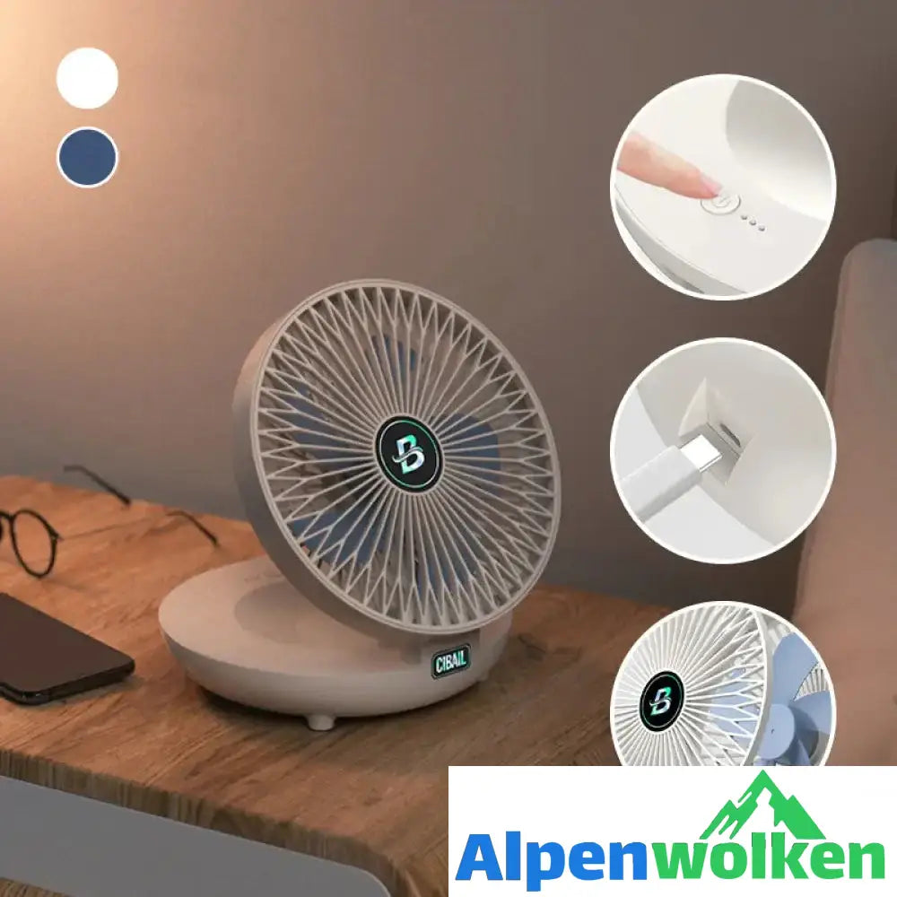 Alpenwolken - Kleiner wandmontierter Ventilator