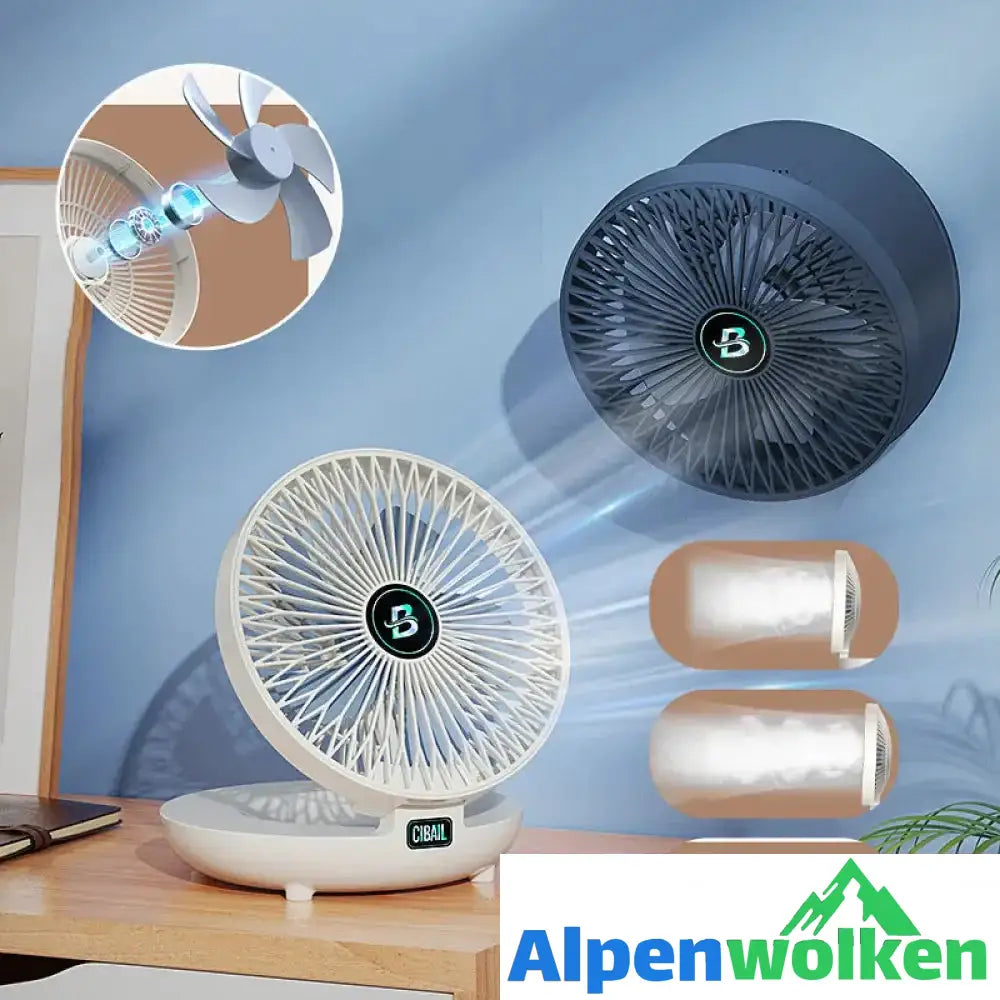 Alpenwolken - Kleiner wandmontierter Ventilator