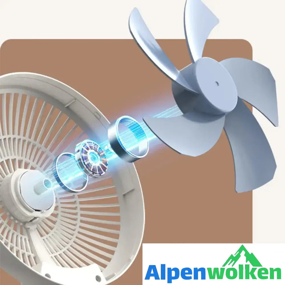 Alpenwolken - Kleiner wandmontierter Ventilator