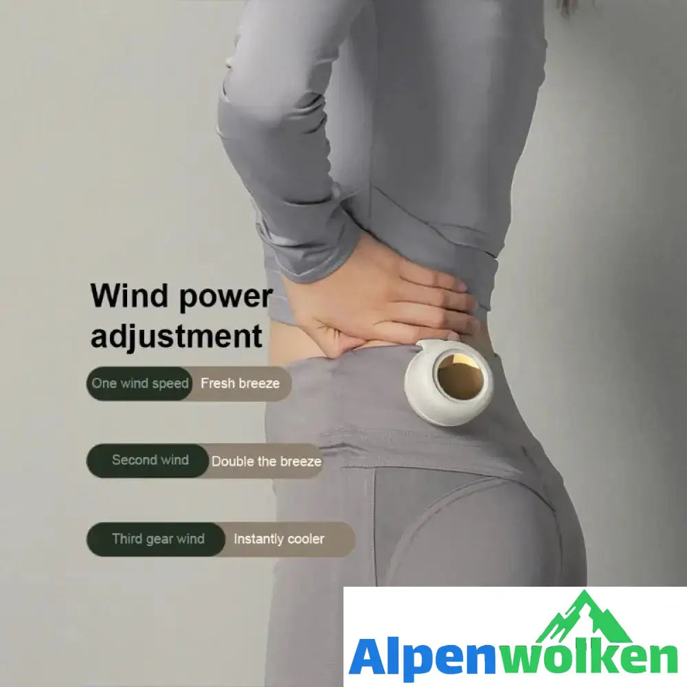 Alpenwolken - Kleiner Wirbelwind-Clip-Taille-Nackenfächer