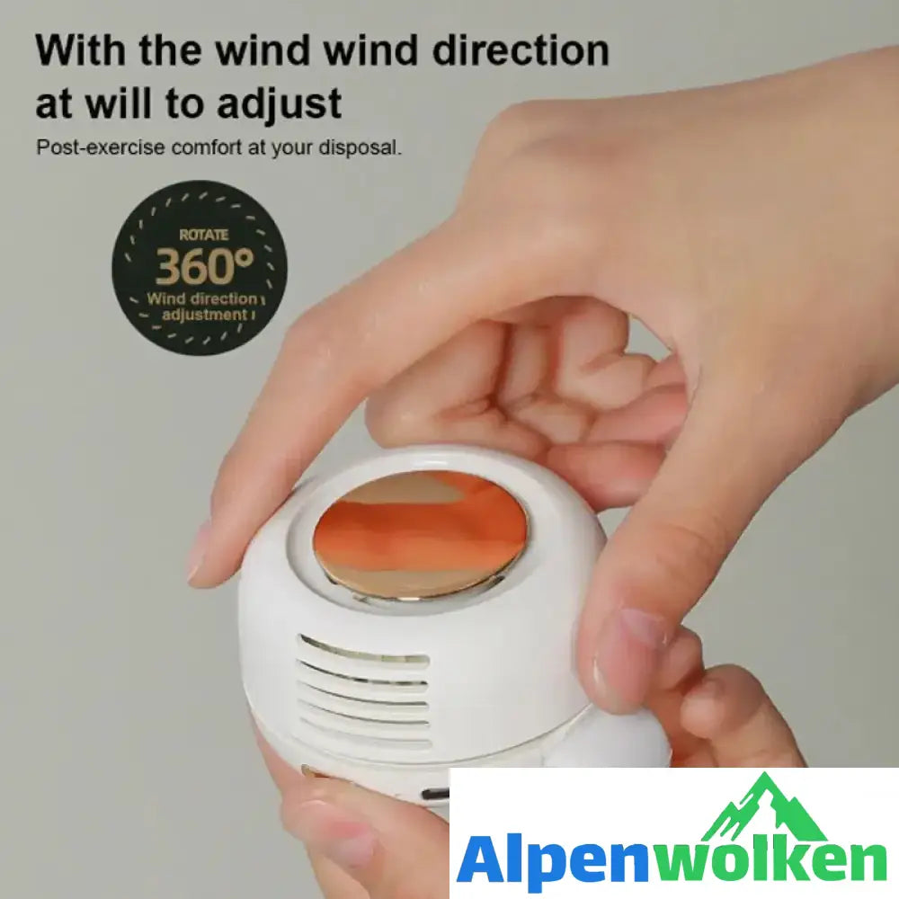 Alpenwolken - Kleiner Wirbelwind-Clip-Taille-Nackenfächer