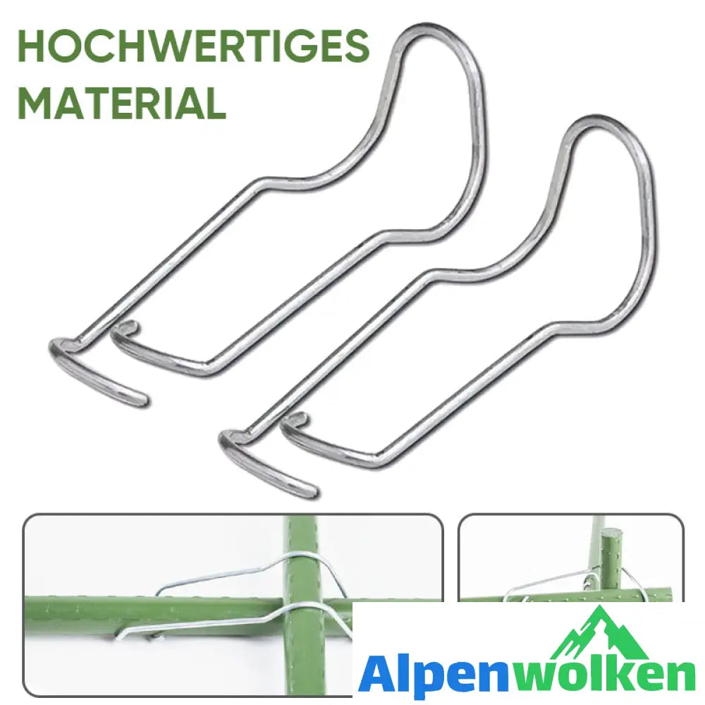 Alpenwolken - Kletternde kunststoffummantelte Stahlrohrverschraubungen