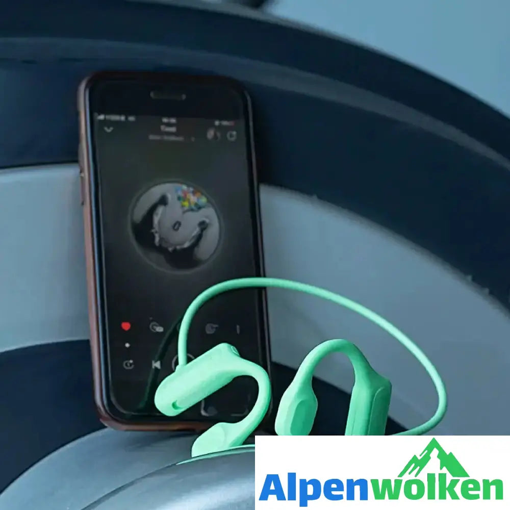 Alpenwolken - Knochenleitungskopfhörer – Wasserdichtes kabelloses Bluetooth-Headset