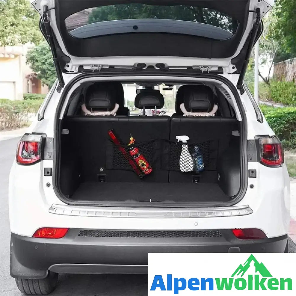 Alpenwolken - Kofferraum Klettverschluss große Netztasche