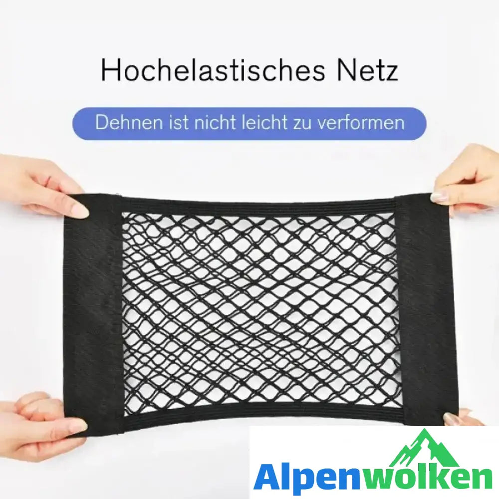 Alpenwolken - Kofferraum Klettverschluss große Netztasche