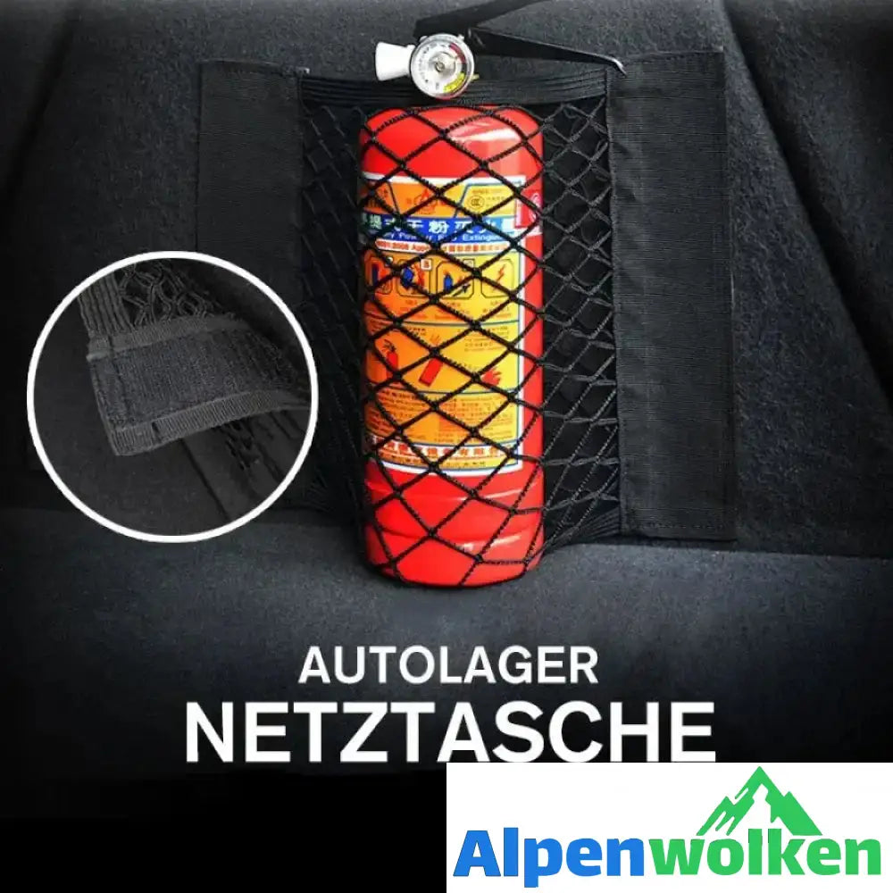 Alpenwolken - Kofferraum Klettverschluss große Netztasche