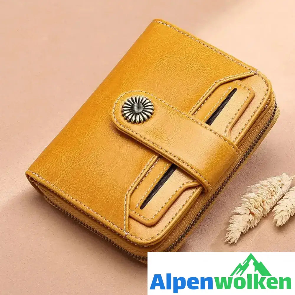 Alpenwolken - Kompakte Bifold-Geldbörse für Damen mit RFID-Blockierung