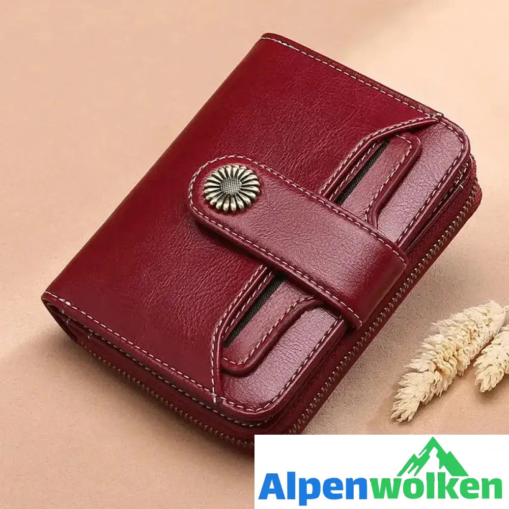 Alpenwolken - Kompakte Bifold-Geldbörse für Damen mit RFID-Blockierung