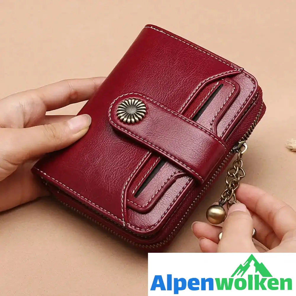 Alpenwolken - Kompakte Bifold-Geldbörse für Damen mit RFID-Blockierung