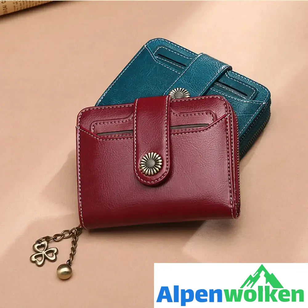 Alpenwolken - Kompakte Bifold-Geldbörse für Damen mit RFID-Blockierung