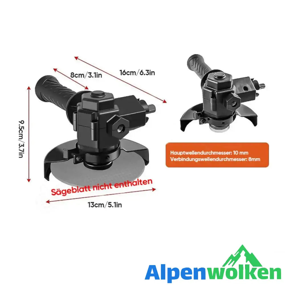 Alpenwolken - Konverterkopf für Winkelschleifer