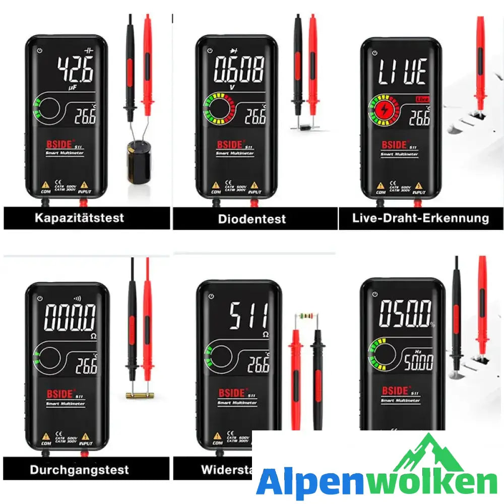 Alpenwolken - 🔥Kostenloser Versand🔥Intelligentes Digital-Multimeter