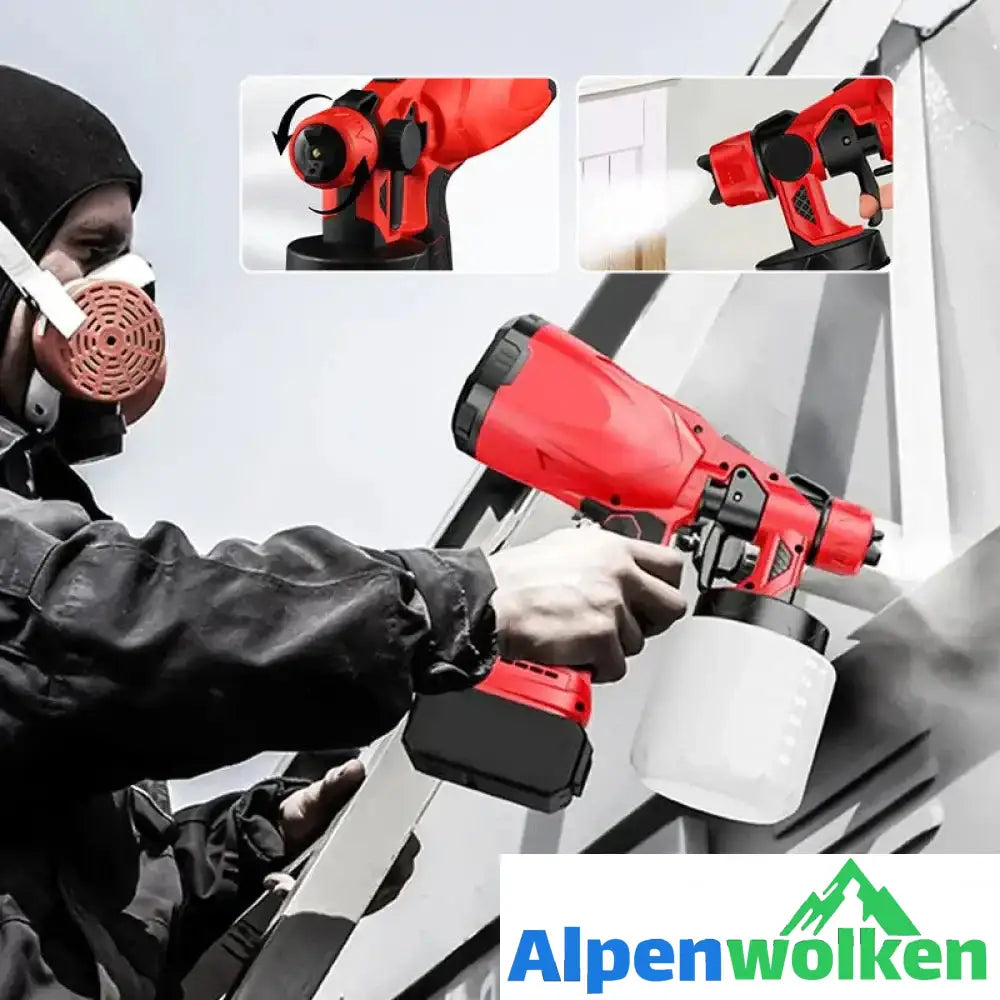 Alpenwolken - (🔥Kostenloser Versand🔥)Tragbare automatische Hochdruck-Farbspritzpistole