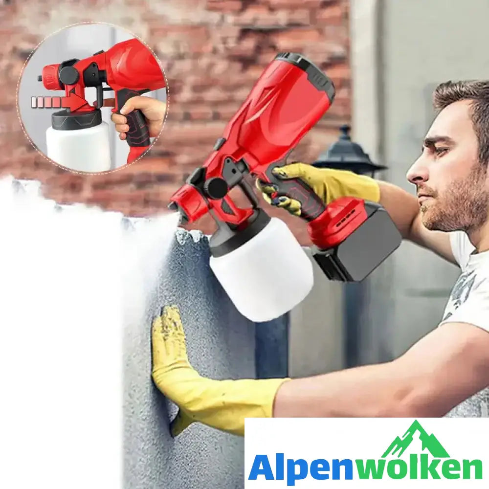 Alpenwolken - (🔥Kostenloser Versand🔥)Tragbare automatische Hochdruck-Farbspritzpistole