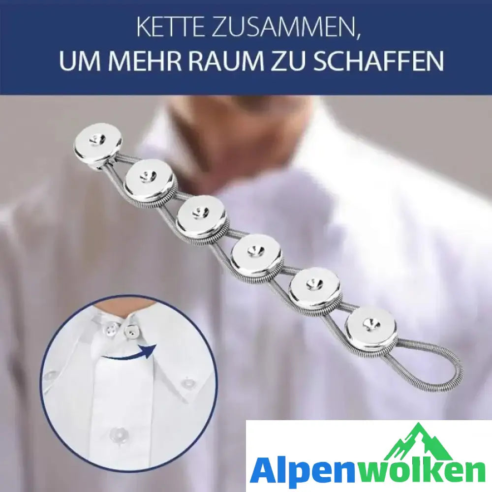 Alpenwolken - Kragenverlängerer aus Aluminium, 6PCs