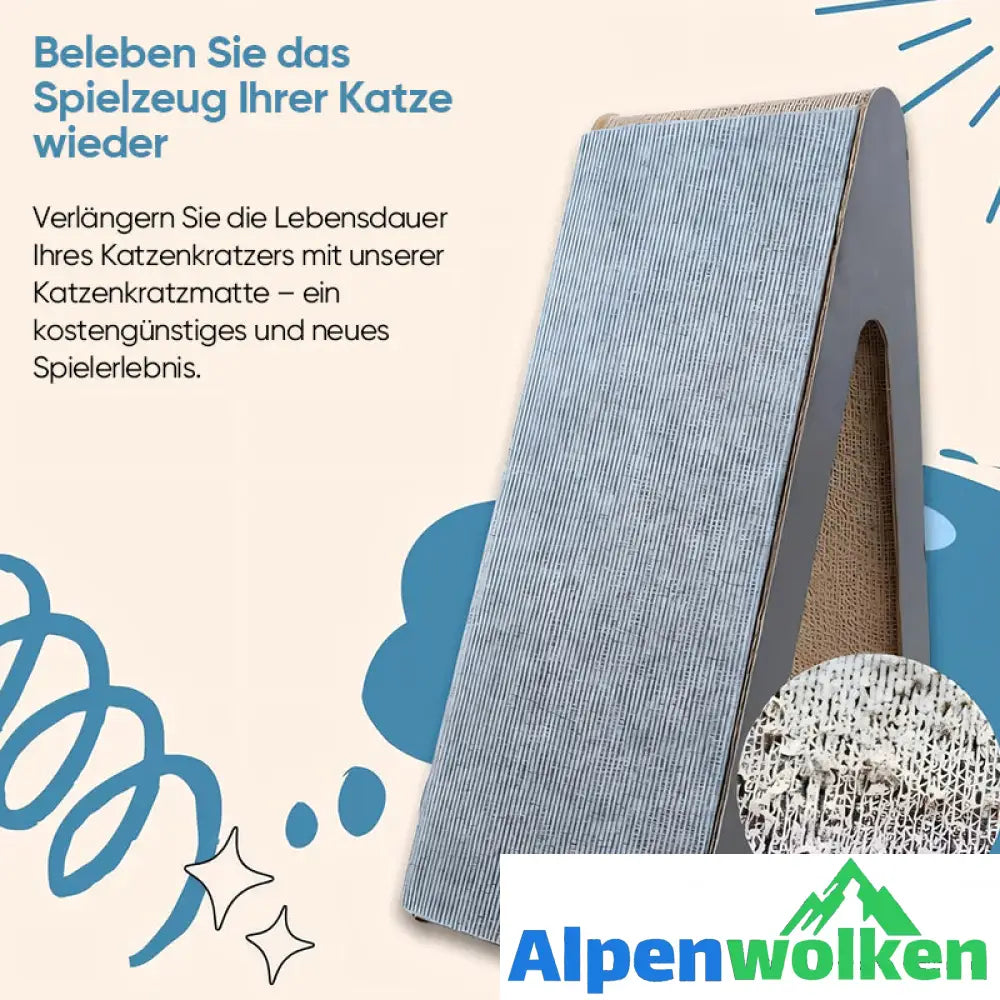 Alpenwolken - Kratzmatte für Katzen