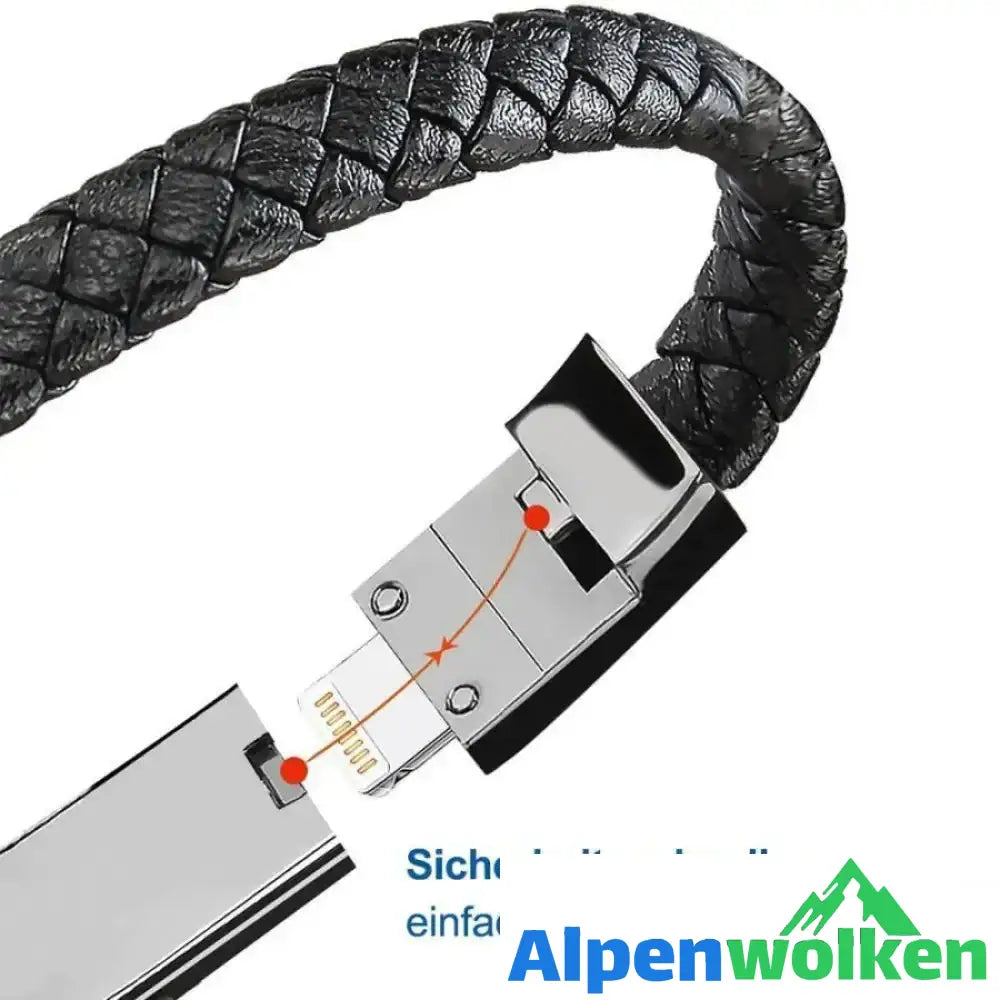 Alpenwolken - Kreaktives Handring- Ladekabel, 22.5CM