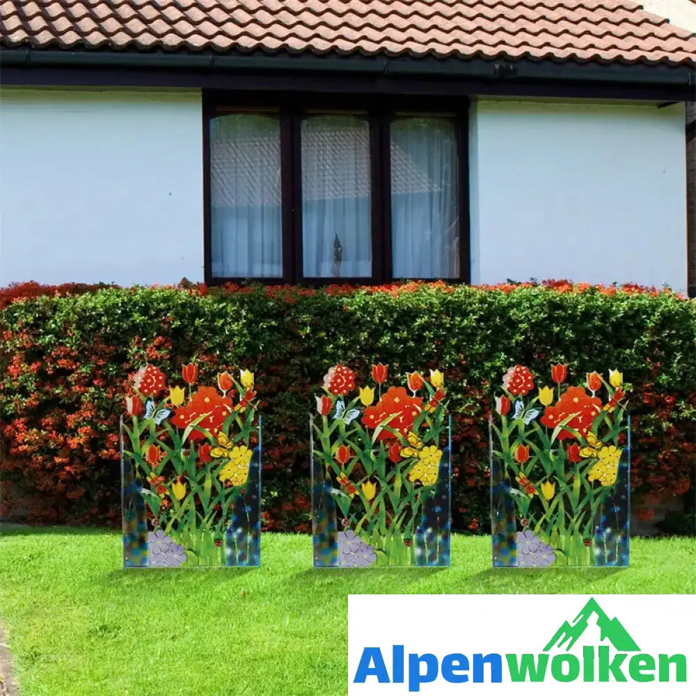 Alpenwolken - Kreative Blumen-Zaundekoration