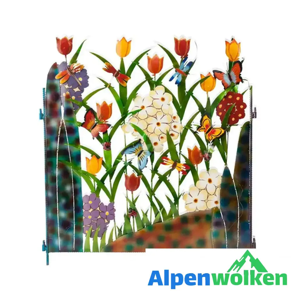 Alpenwolken - Kreative Blumen-Zaundekoration B