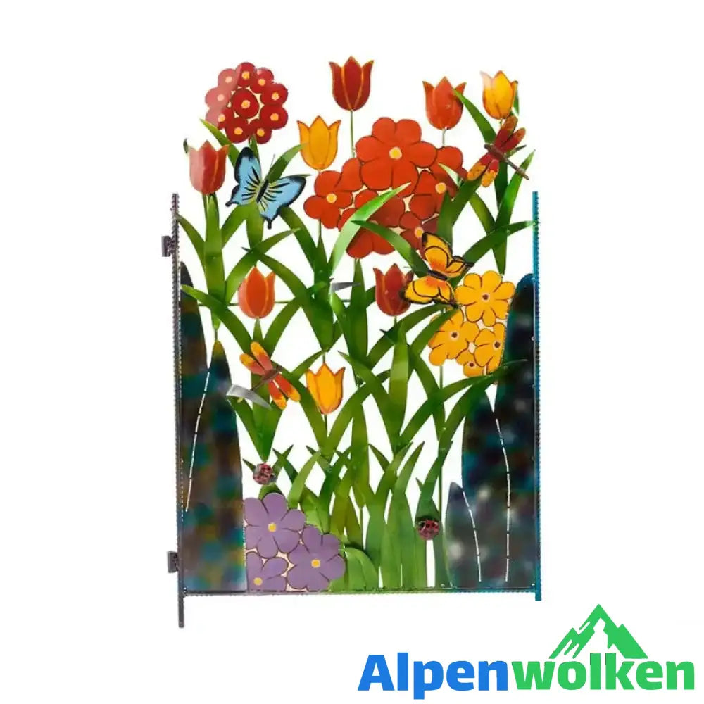 Alpenwolken - Kreative Blumen-Zaundekoration C