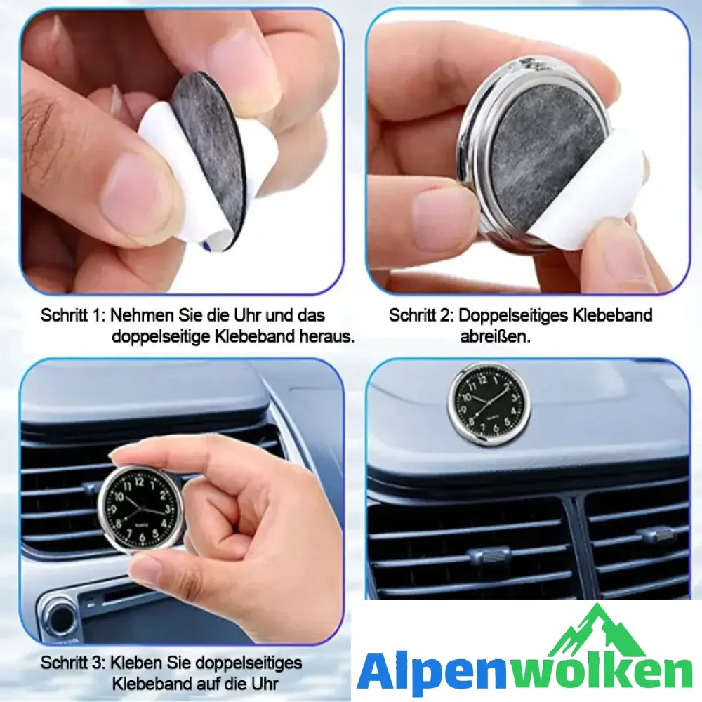 Alpenwolken - Kreative elektronische Quarzuhr für Autozubehör