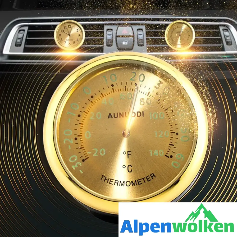 Alpenwolken - Kreative elektronische Quarzuhr für Autozubehör