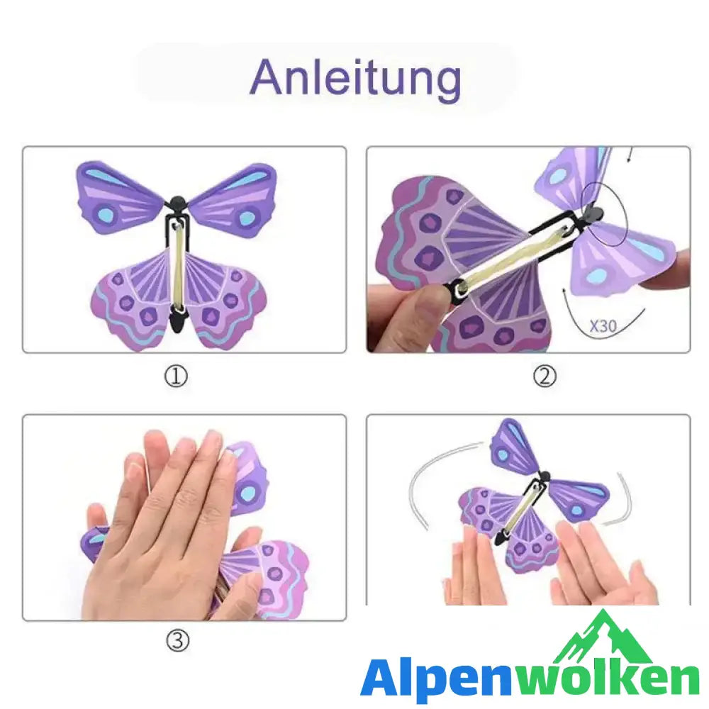 Alpenwolken - Kreative Kinderspielzeug Fliegende Schmetterlinge