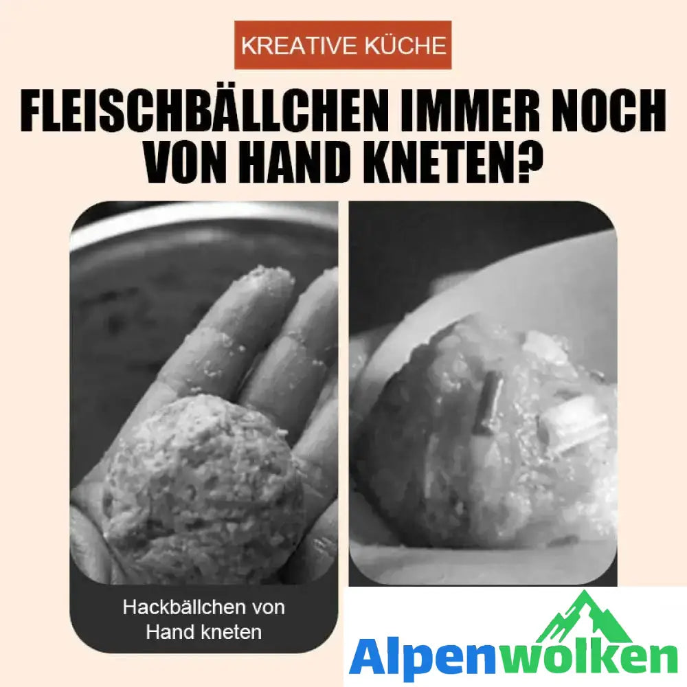 Alpenwolken - Kreative Küche Dreifach-Fleischbällchen-Hersteller