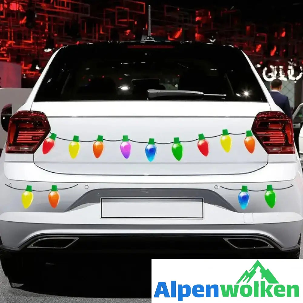 Alpenwolken - Kreative Lustige Weihnachtsaufkleber