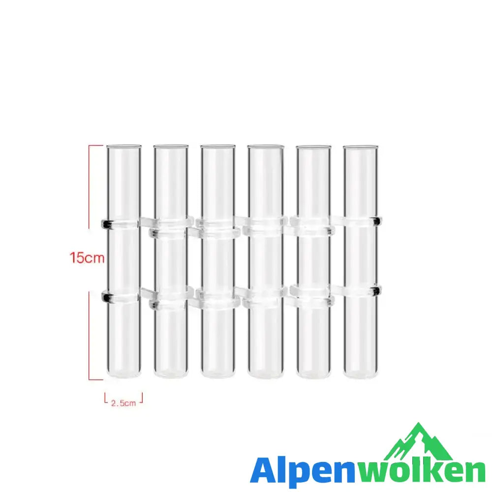 Alpenwolken - Kreative Reagenzglasvase aus Glas 2.5* 15CM 6