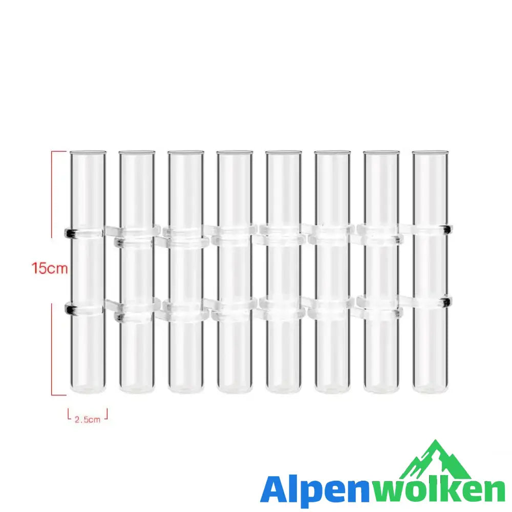 Alpenwolken - Kreative Reagenzglasvase aus Glas 2.5* 15CM 8